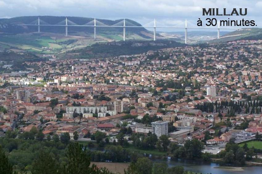 Chambre Au Calme Avec Spa Privatif Gratuit Sud Aveyron Les Palmiers Des Causses Saint-Rome-de-Tarn Exterior foto